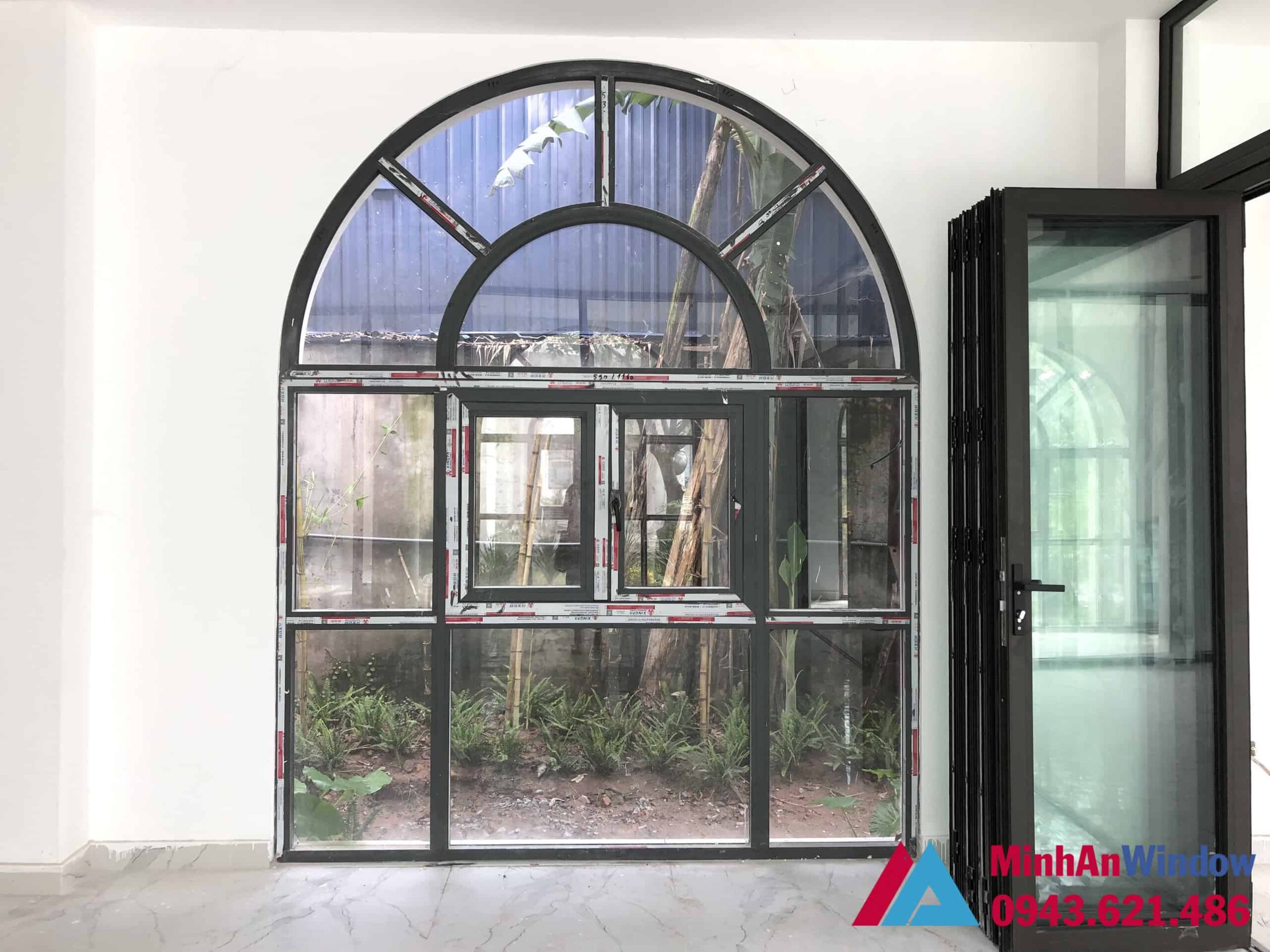 Lắp đặt cửa nhôm kính tại hải dương giá tốt nhất 9 Công trình cửa sổ và cửa đi nhôm kính Minh An Window lắp đặt tại Hải Dương