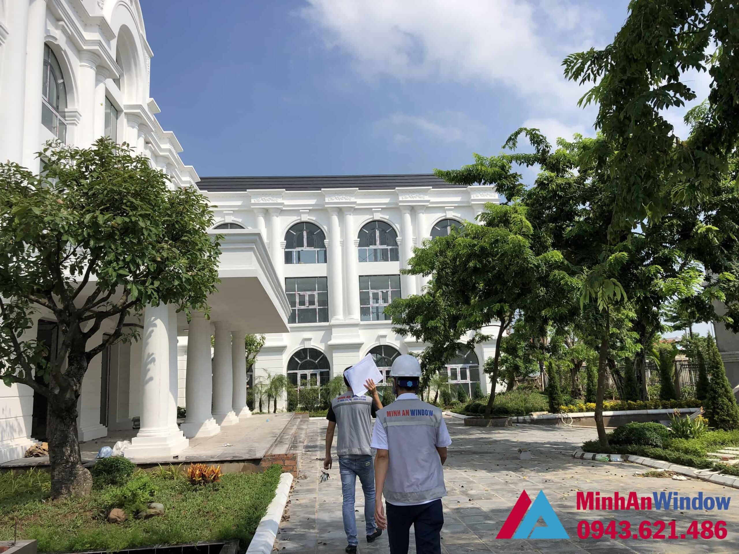 Công trình do Minh An Window thi công cửa nhôm kính tại quận Tây Hồ