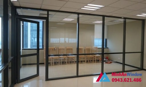 Minh An Window lắp đặt vách nhôm kính cho dự án nhà biệt thự tại quận Hà Đông