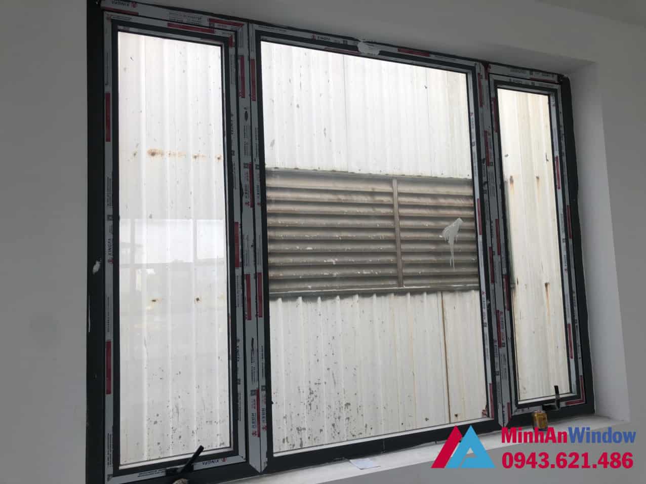 Lắp đặt cửa nhôm kính tại quận nam từ liêm - hà nội 5 Mẫu cửa sổ nhôm kính 3 cánh Minh An Window lắp đặt cho nhà ở tại quận Nam Từ Liêm - Hà Nội