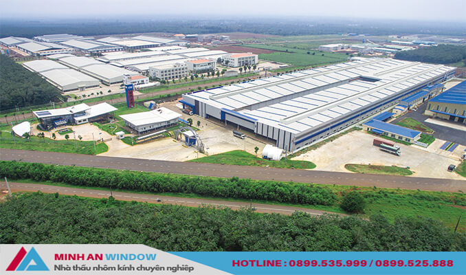 Lắp đặt Mái kính cho KCN Quảng Ninh cao cấp chất lượng