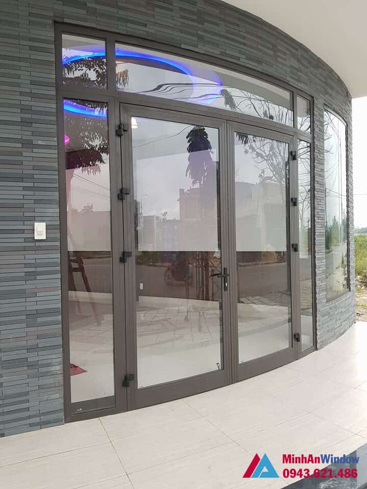 Mẫu cửa nhôm kính nhà xưởng tại Bắc Giang do Minh An Window lắp đặt