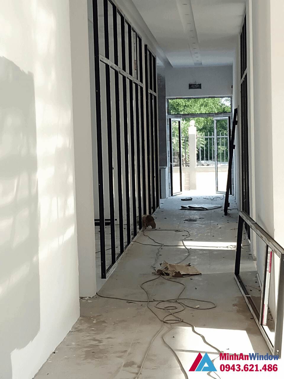 Công trình cửa sổ nhôm kính Minh An Window lắp đặt tại KCN An Khánh