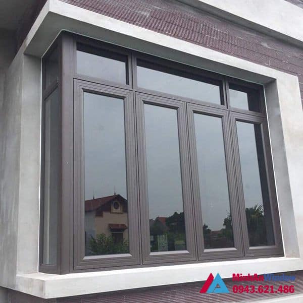 Mẫu cửa sổ nhôm kính Minh An Window lắp đặt cho khách hàng tại huyện Mỹ Đức