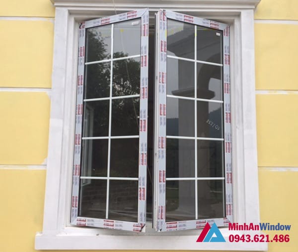 Mẫu cửa sổ nhôm kính Minh An Window lắp đặt cho khách hàng tại huyện Phúc Thọ