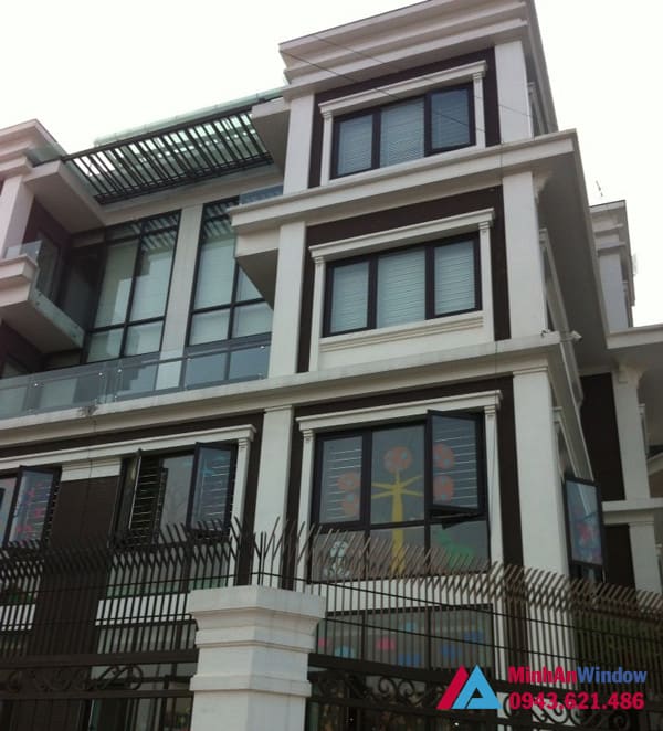 Công trình cửa nhôm kính do Minh An Window lắp đặt cho khách hàng tại huyện Thường Tín