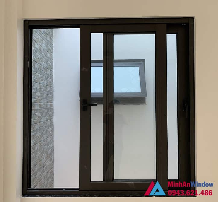 Mẫu cửa sổ nhôm kính xếp trượt Minh An Window lắp đặt tại KCN Nam Thăng Long