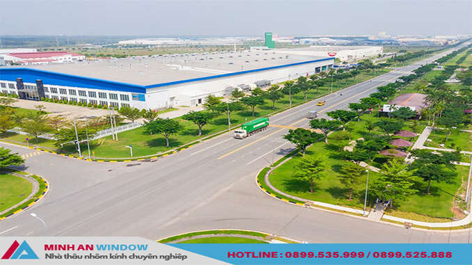 Lắp đặt các hạng mục cửa nhôm cho nhà máy Công ty Cổ Phần Toàn Lực - Cụm CN Phú Minh - Hà Nội
