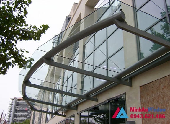 Mái kính tại cụm CN Cổ Loa - Minh AN Window