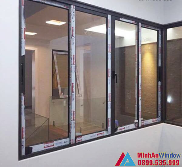 Mẫu cửa sổ nhôm kính sử dụng khung nhôm Xingfa chắc chắn