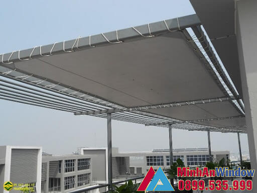 Mẫu mái hiên che ban công kiểu mới