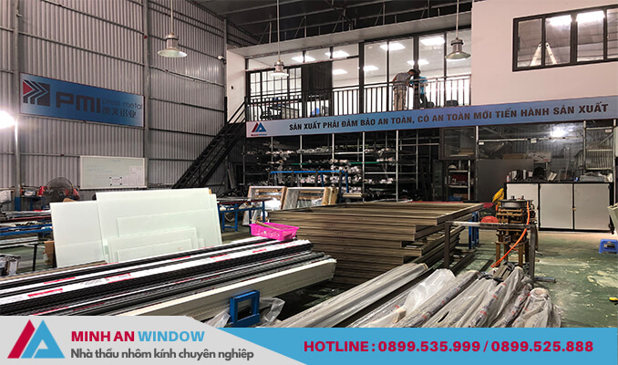 Xưởng gia công và lắp đặt các loại nhôm hộp cao cấp của Minh An Window Xưởng gia công và lắp đặt các loại nhôm hộp cao cấp của Minh An Window
