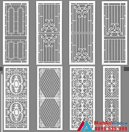 Các mẫu khung bảo vệ cửa sổ thiết kế hiện đại