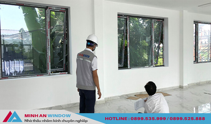 Minh An Window đơn vị lắp đặt Cửa sổ nhôm kính 1 cánh tốt nhất khu vực Miền Bắc