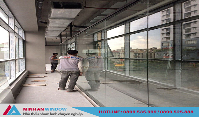 Minh An Window cung cấp và lắp đặt Cửa kính cường lực cho các nhà máy tại KCN Sài Đồng A - Hà Nội