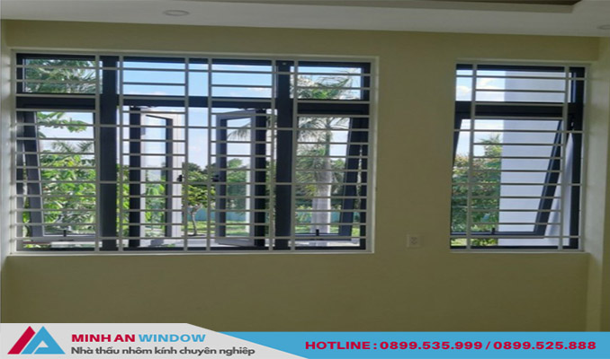 Mẫu khung bảo vệ cửa sổ đơn giản cao cấp chất lượng phổ biến