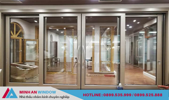Mẫu cửa nhôm kính cao cấp Wisdom do Minh An Window lắp đặt Mẫu cửa nhôm kính cao cấp Wisdom do Minh An Window lắp đặt