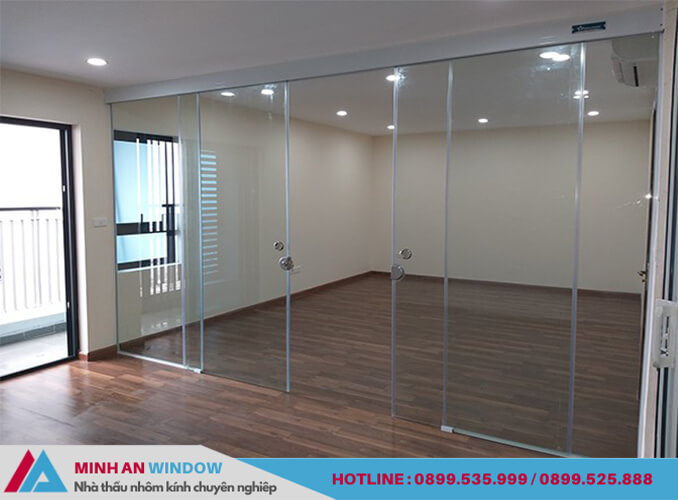 Mẫu cửa kính bán tự động - Minh An Window thiết kế và lắp đặt Mẫu cửa kính bán tự động - Minh An Window thiết kế và lắp đặt