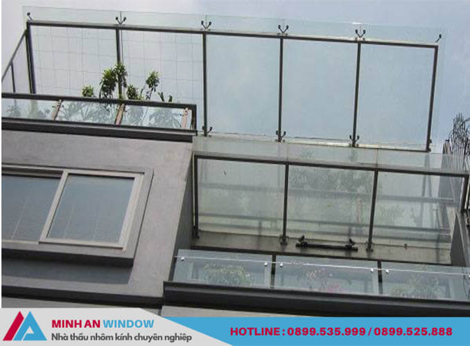 Mẫu mái kính nhà biệt thự tại huyện Hoài Đức (Hà Nội)- Minh An Window thi công và lắp đặt