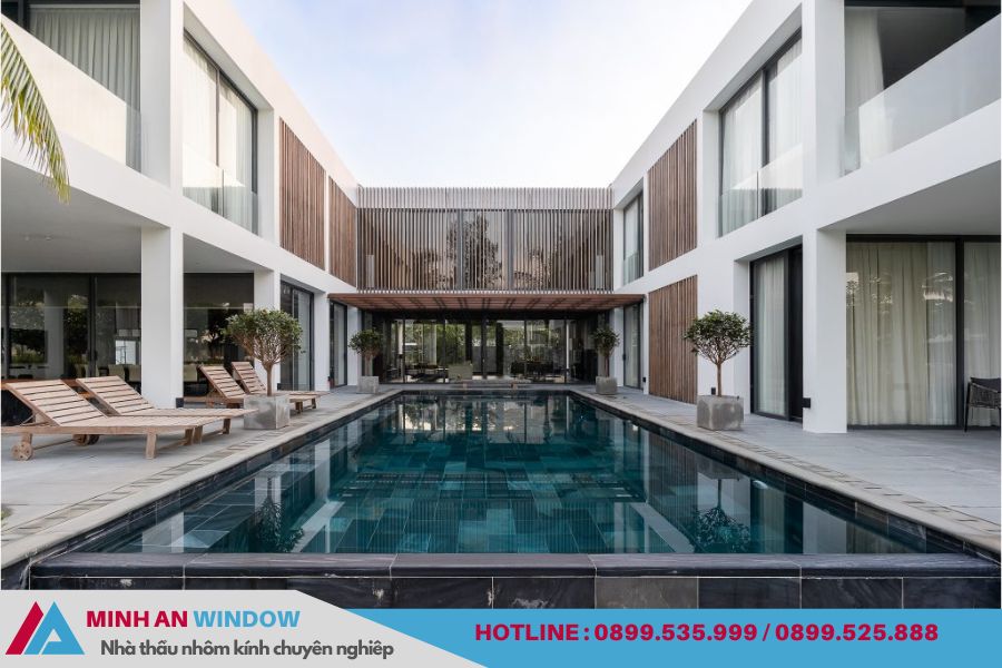 Villa Nghỉ dưỡng sử dụng nhôm SeaAluk