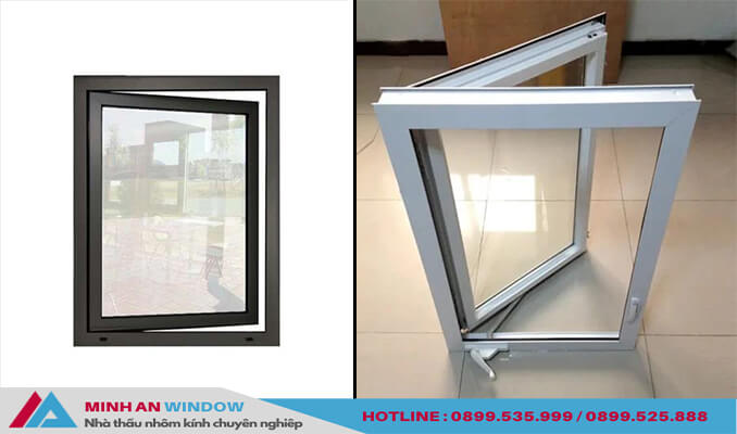 Mẫu cửa sổ mở quay - Minh An Widnow thi công và lắp đặt cho nhà ở Mẫu cửa sổ mở quay - Minh An Widnow thi công và lắp đặt cho nhà ở