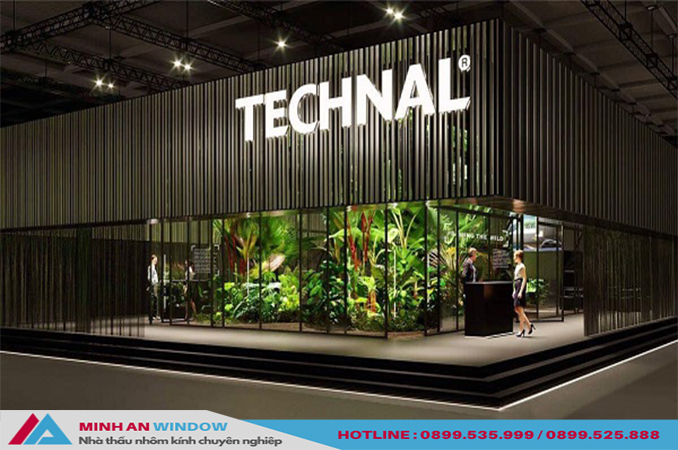 Cửa nhôm Technal nhập khẩu tại Pháp cao cấp chất lượng nhất cho các phòng trưng bày
