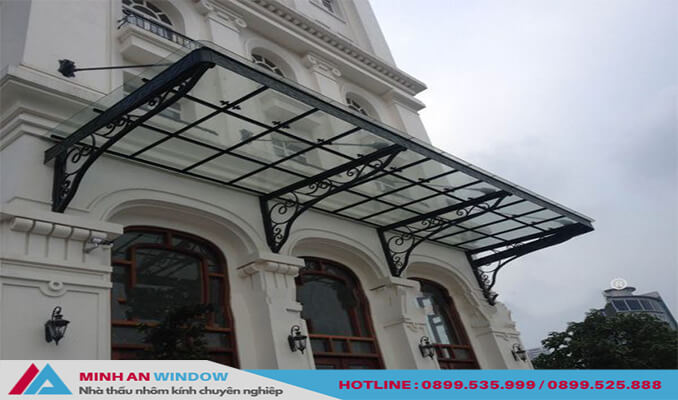 Minh An Window lắp đặt Mái kính tại Bắc Giang cao cấp chất lượng nhất