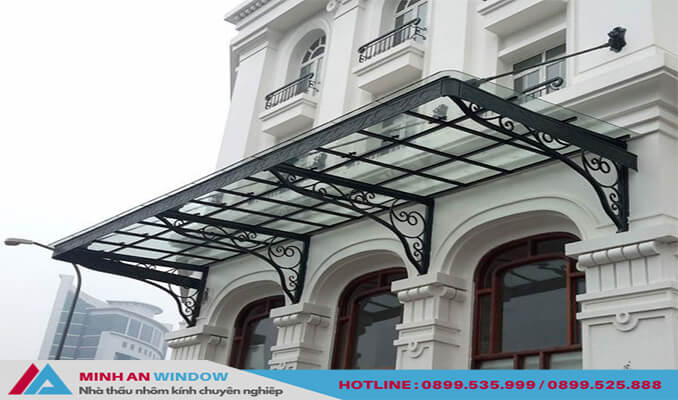 Minh An Window lắp đặt Mái kính tại Bắc Giang cao cấp chất lượng nhất