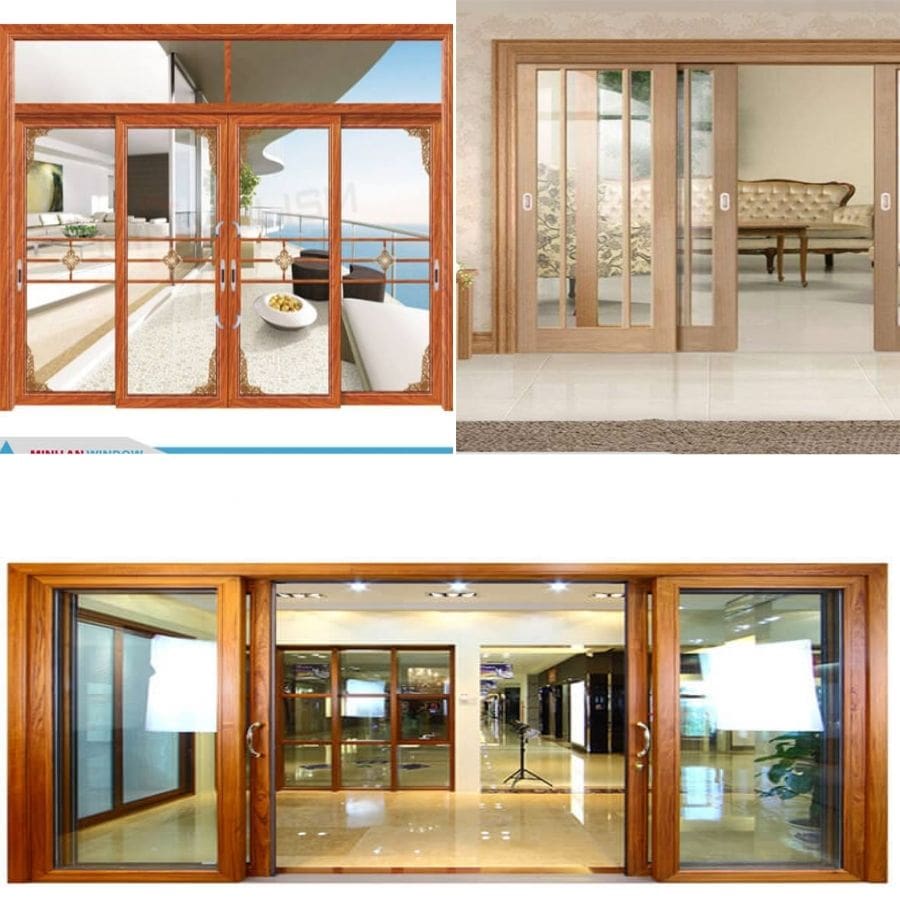 Cửa kính cường lực 4 cánh
