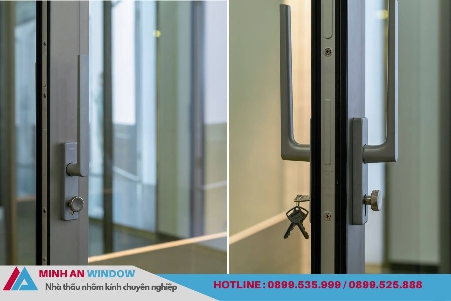 Phụ kiện cửa nhôm Civro nhập khẩu Đức đồng bộ, cao cấp Phụ kiện cửa nhôm Civro nhập khẩu Đức đồng bộ, cao cấp