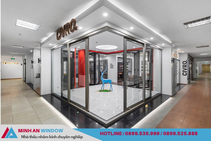 Showroom Cửa nhôm cao cấp Civro cao tại Hà Nội Showroom Cửa nhôm cao cấp Civro cao tại Hà Nội