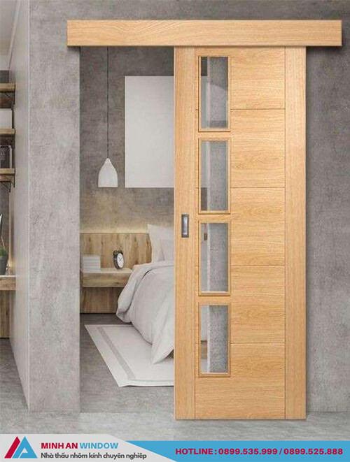 Mẫu Cửa gỗ phòng ngủ 1 cánh cao cấp chất lượng phổ biến