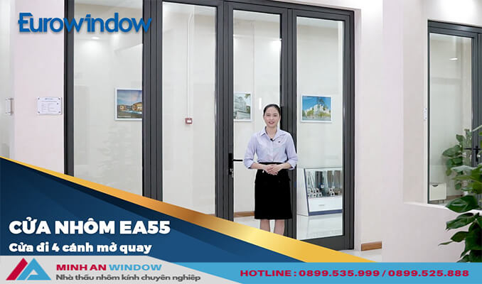 Mẫu Cửa nhôm Eurowindow tiêu chuẩn Châu Âu cao cấp