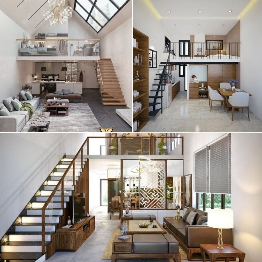 Cầu thang gác lửng