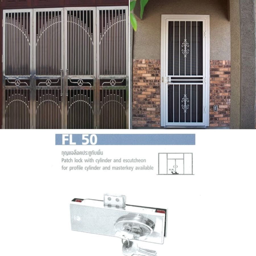 cửa kính inox 1 cánh