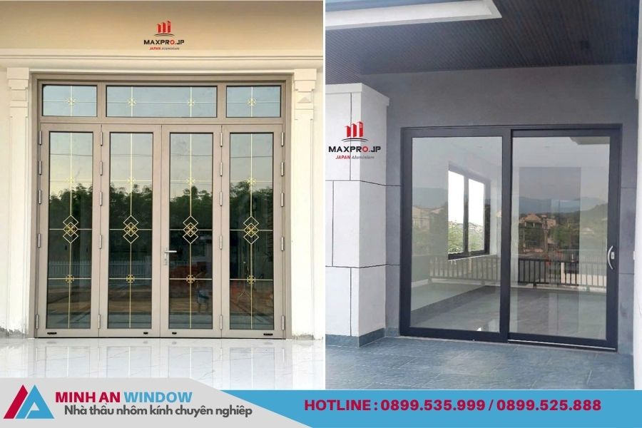 Cửa đi nhôm Maxpro