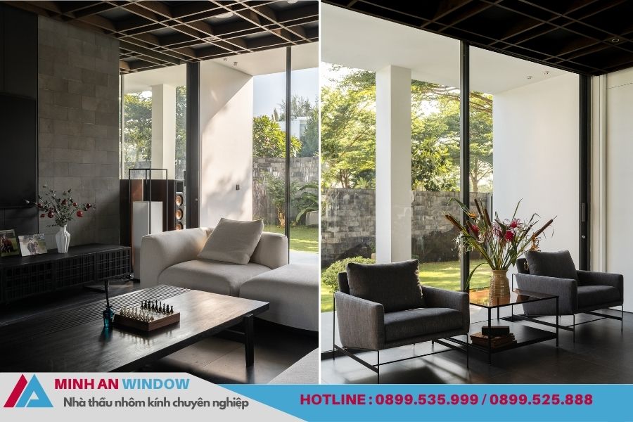 Không gian sang trọng đẳng cấp cùng cửa nhôm Rolan