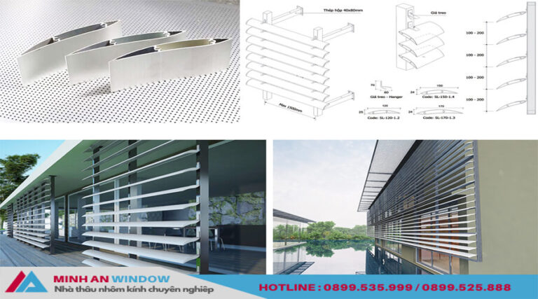 Lam chắn nắng xây dựng, giải pháp chắn nắng công trình hiệu quả