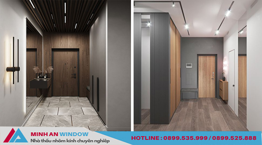 Thiết kế cửa gỗ nhựa Composite phù hợp đa dạng nội thất kiến trúc công trình.