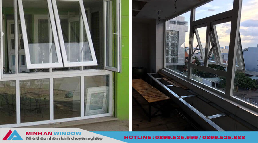 Minh An Window, nhà thầu thi công và lắp đặt trọn gói sản phẩm cửa sổ mở hất 2 cánh nhôm Xingfa cao cấp