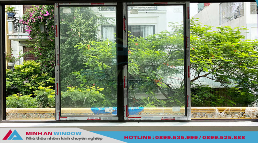Minh An Window, nhà thầu thi công và lắp đặt trọn gói sản phẩm cửa sổ mở lùa 4 cánh nhôm Xingfa