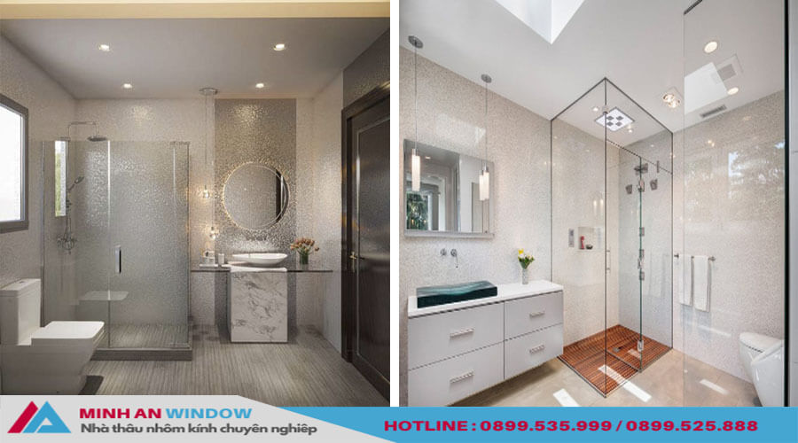 Phòng tắm kính Fendi mang lại không gian sang trọng và đẳng cấp