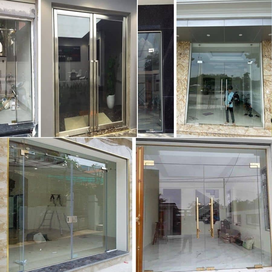 Cửa kính cường lực biệt thự