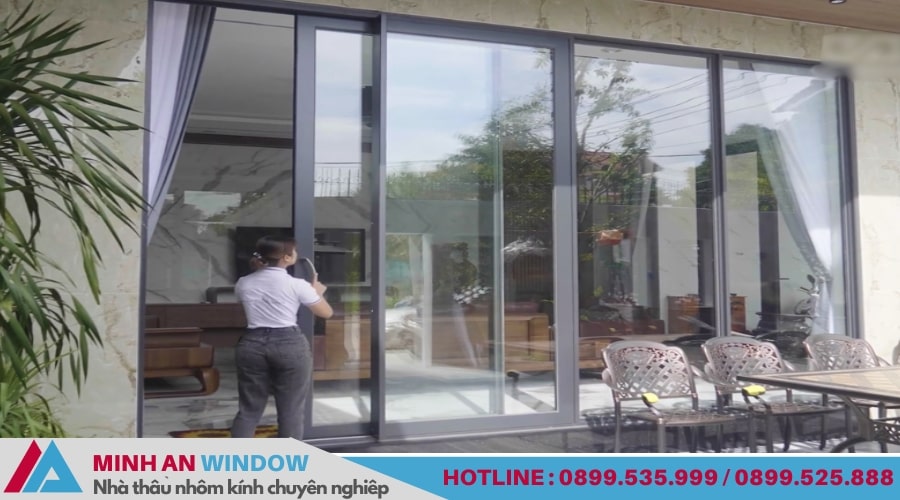 Mẫu cửa nhôm Xingfa class A sang trọng nhất 2025 - Mẫu số 08
