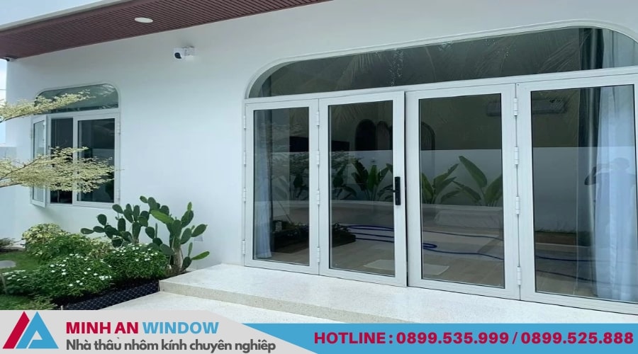 Mẫu cửa nhôm Xingfa class A sang trọng nhất 2025 - Mẫu số 09