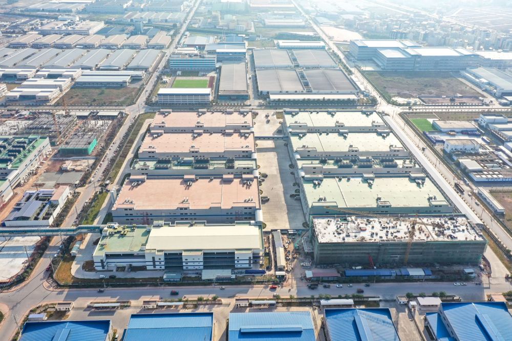 Minh An Window nhà thầu cung cấp lắp đặt Nhôm Kính cho Nhà máy Foxconn tại Quang Châu Bắc Giang