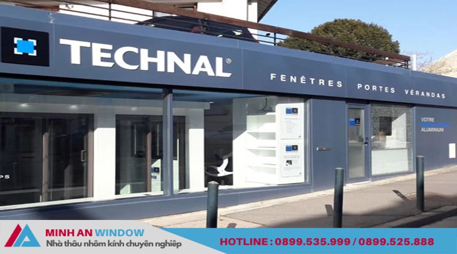 Technal là thương hiệu cửa hàng đầu Châu Âu
