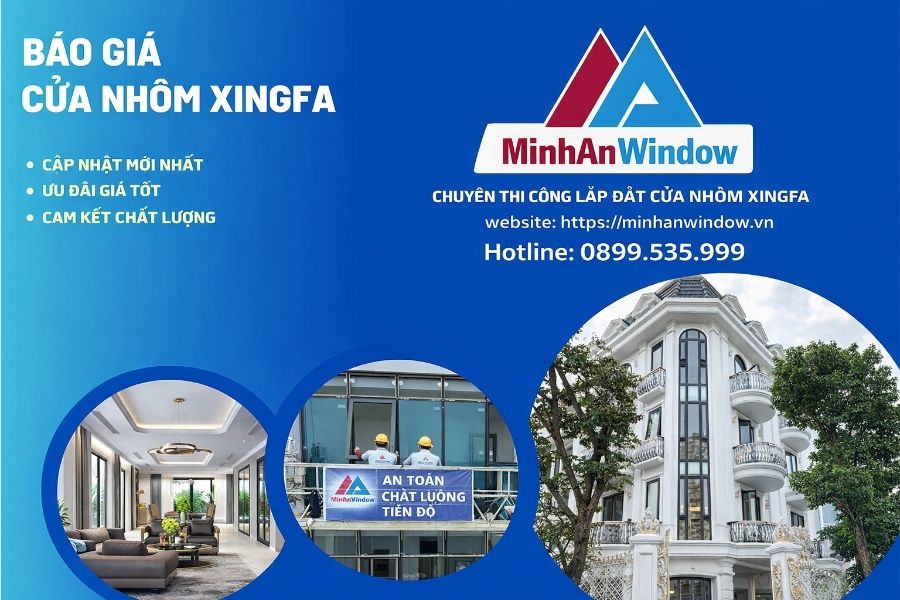 Cửa Nhôm Xingfa Nhập Khẩu Chính Hãng Báo Giá Mới Nhất 2026 2 Minh An Window cập nhật bảng báo giá cửa nhôm Xingfa mới nhất hiện nay, với nhiều mẫu mã và chi tiết hơn ( Bảng cập nhật 2026 , Xingfa nhập khẩu và trong nước )