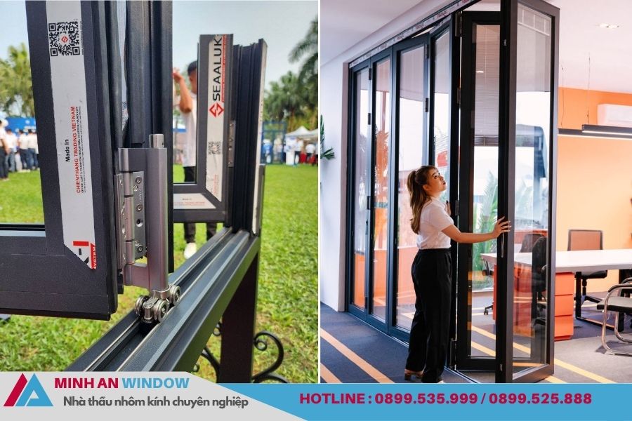 Cửa nhôm SeaAluk tiêu chuẩn Châu Âu Cửa nhôm SeaAluk tiêu chuẩn Châu Âu