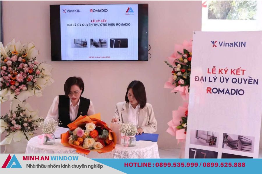 Minh An Window ký thoả thuận hợp tác với Romadio Minh An Window ký thoả thuận hợp tác với Romadio